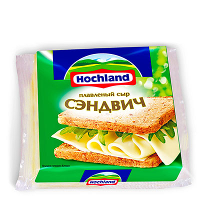 Сыр плавленый Hochland Сэндвич (ломтиками) 45%